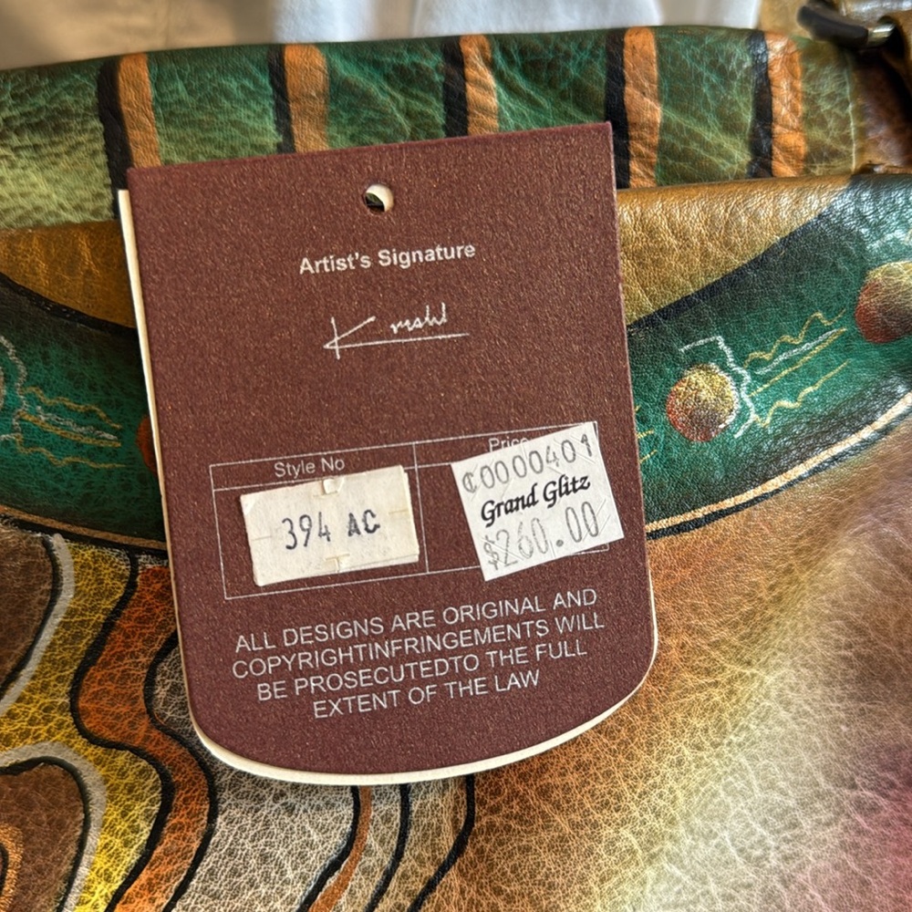 Anuschka Artistic Multicolor Shoulder Bag - Picture 7 of 12